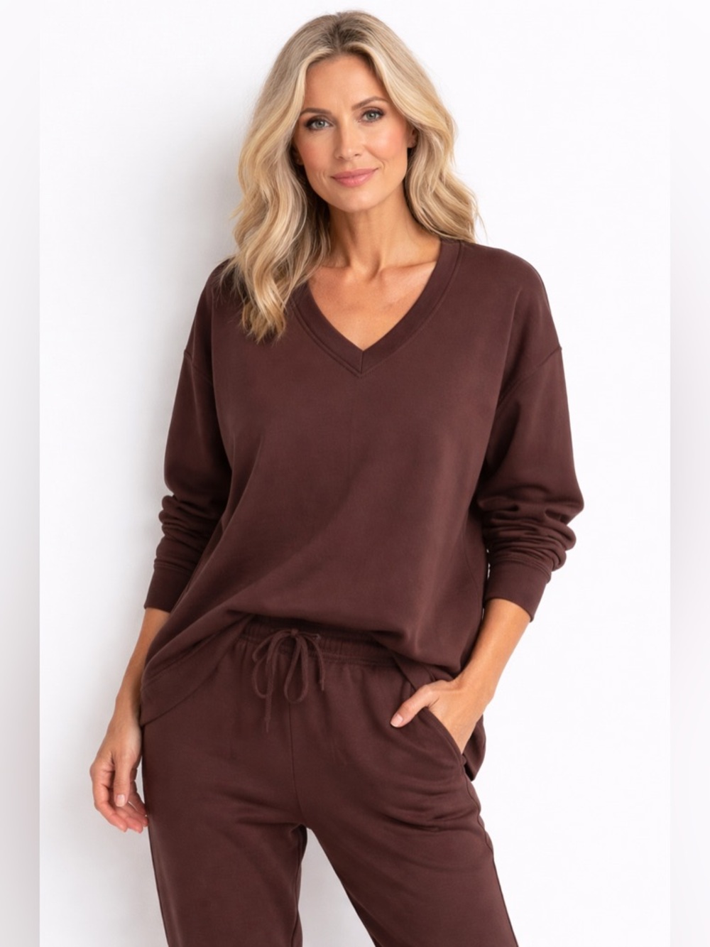NWT Spanx Brushed AirEssentials Tunic Espresso Women’s Small